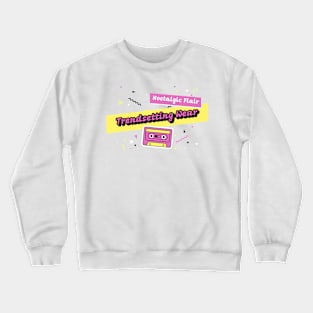 Nostalgic Flair, Trendsetting Wear! Crewneck Sweatshirt